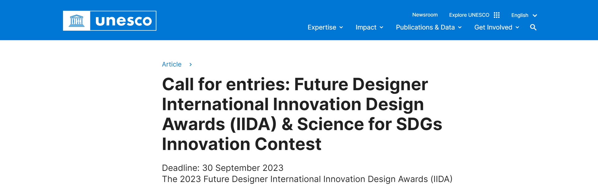 IIDA-International Innovation Design Aeards